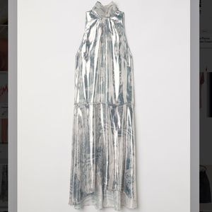 NWT LIMITED EDITION H&M Concious Silver Dress